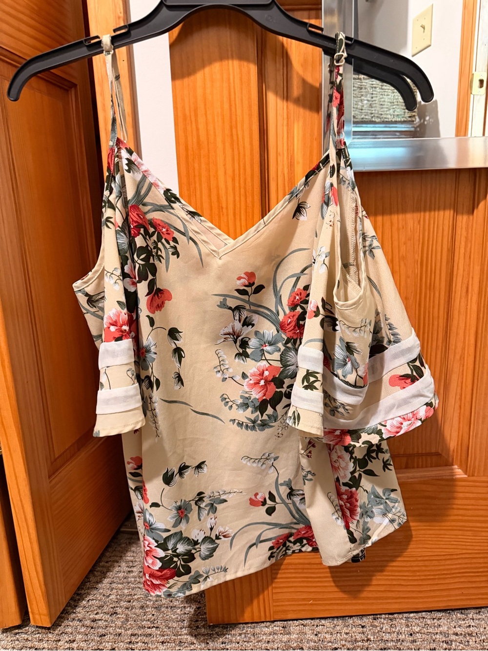 Off the Shoulder Floral Top